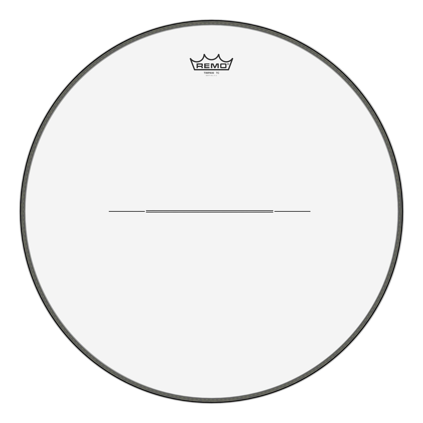 Timpani, Clear, 22 Diameter, Steel Insert Ring