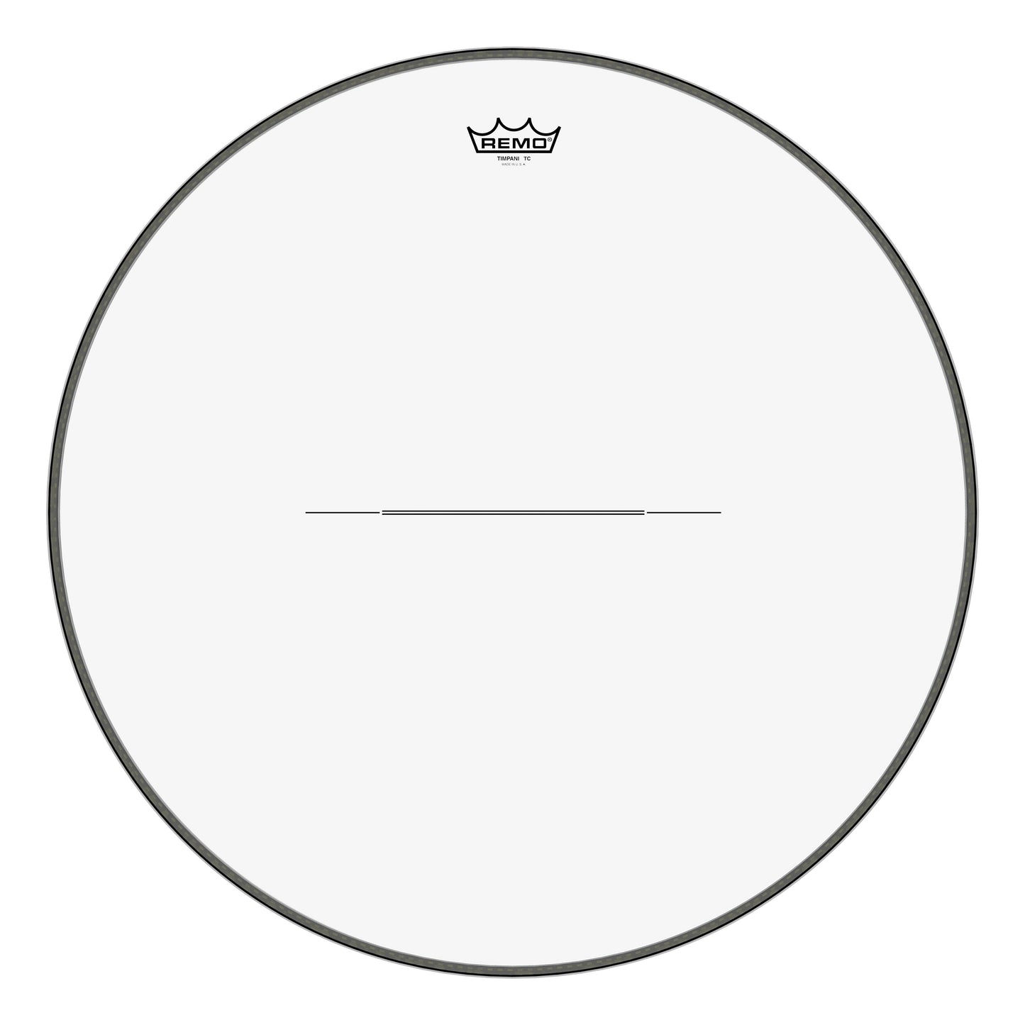 Timpani, Clear, 25 Diameter, Steel Insert Ring