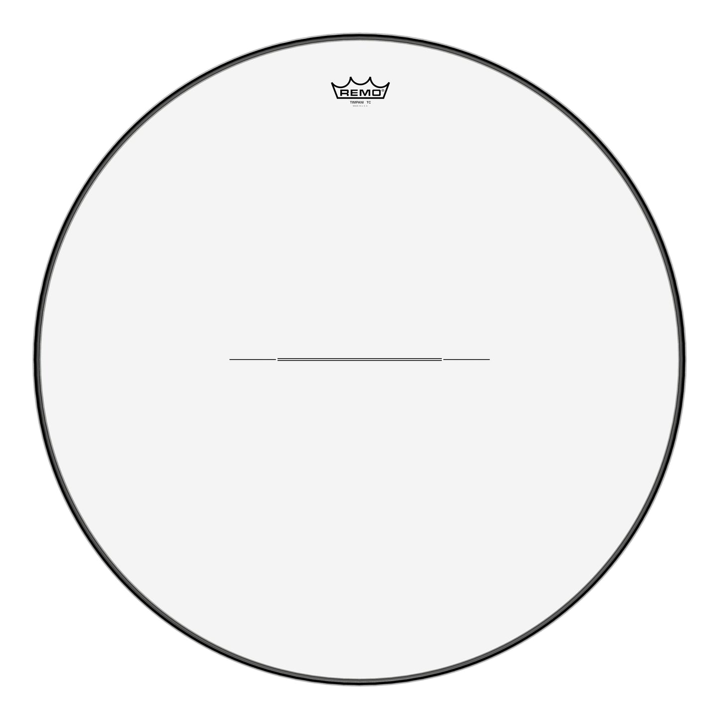 Timpani, Clear, 28 Diameter, Low-profile Steel Insert Ring