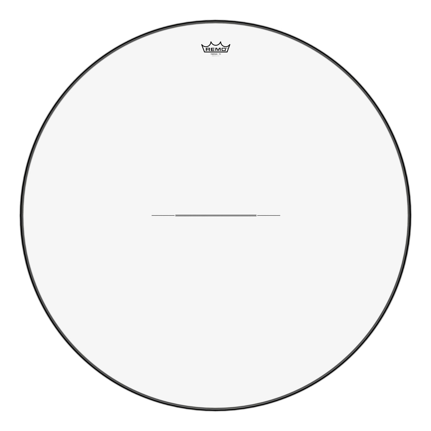 Timpani, Clear, 34 Diameter, Low-profile Steel Insert Ring