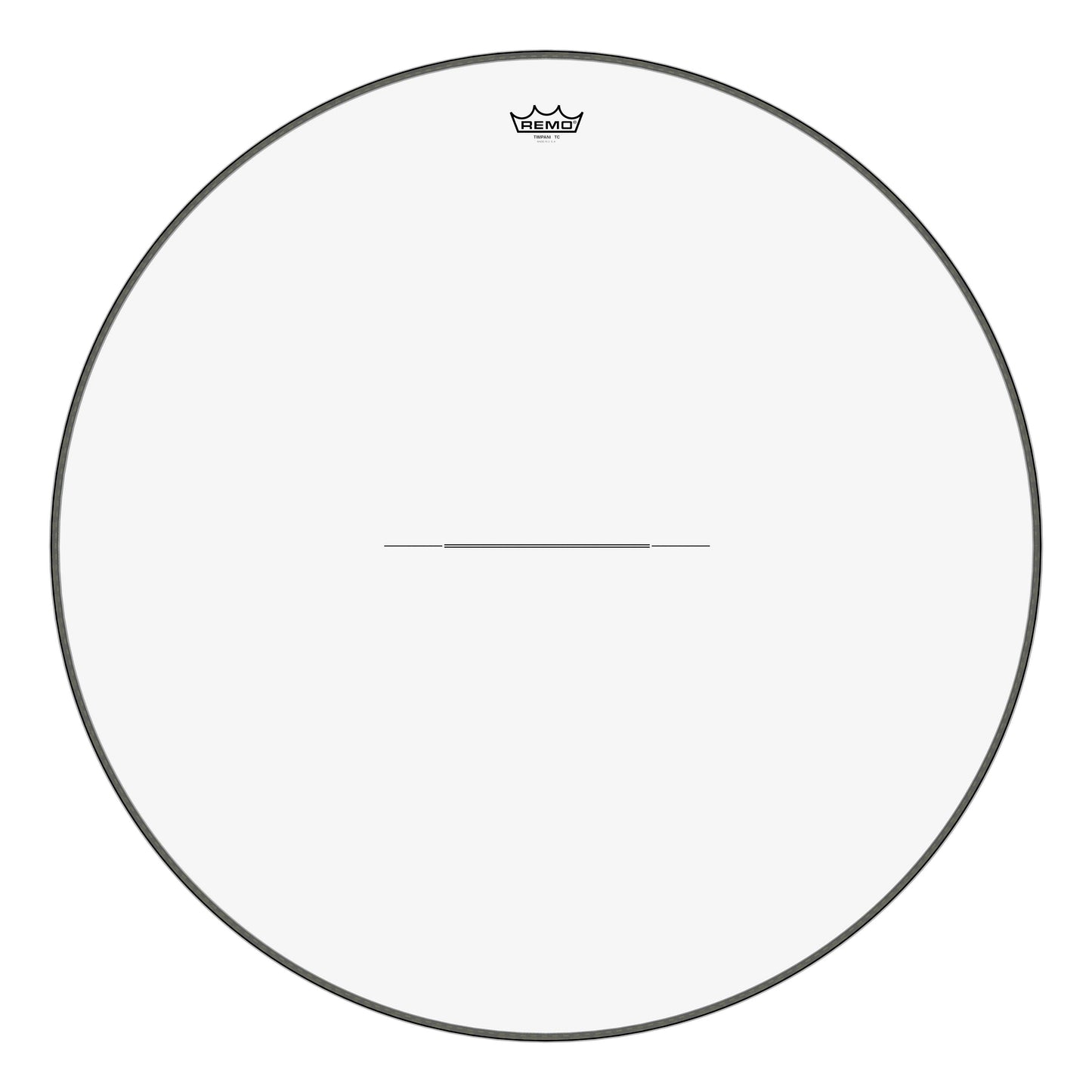 Timpani, Clear, 34 Diameter, Steel Insert Ring