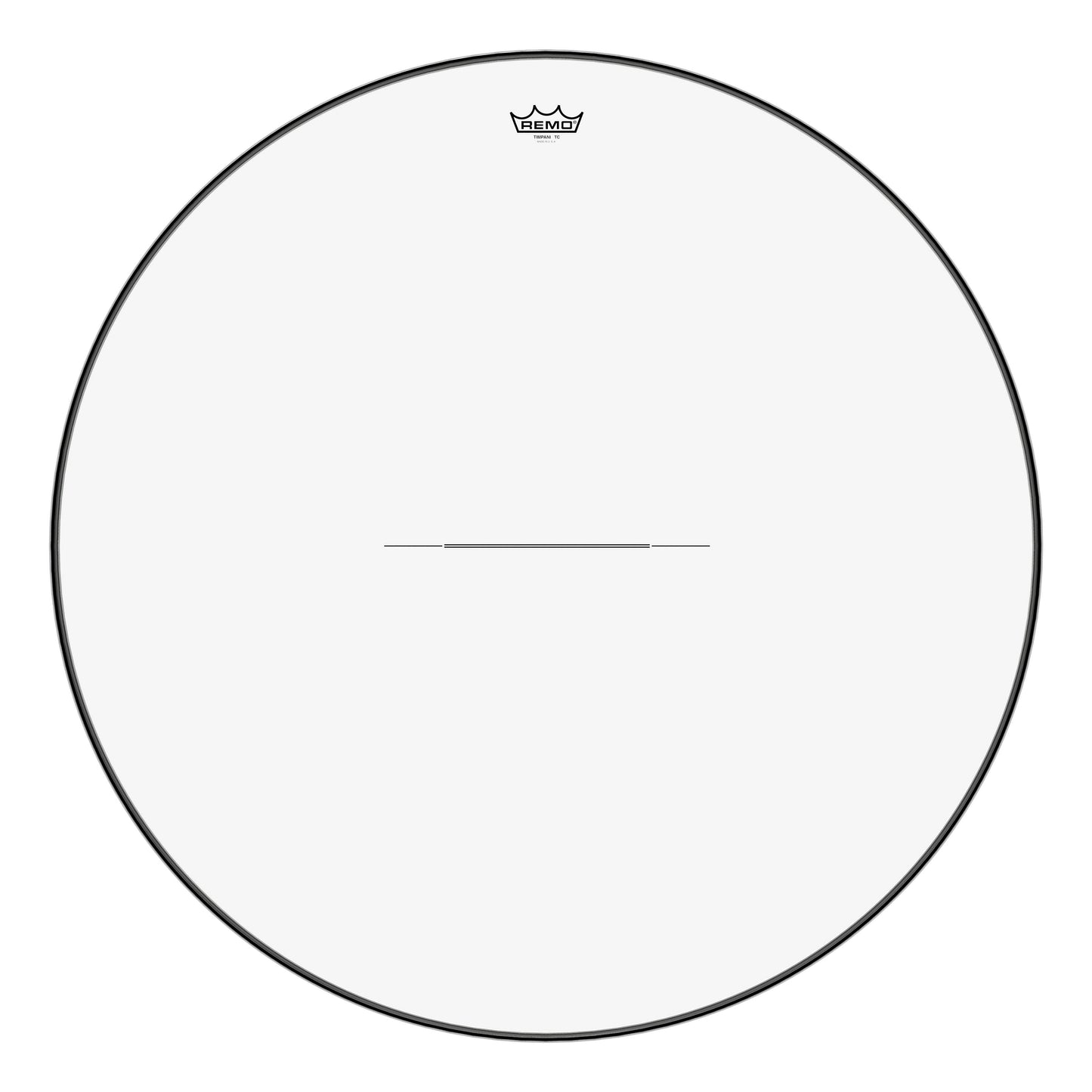 **special Order**, Timpani, Clear, 33-8/16 Diameter, Low-profile Steel Insert Ring