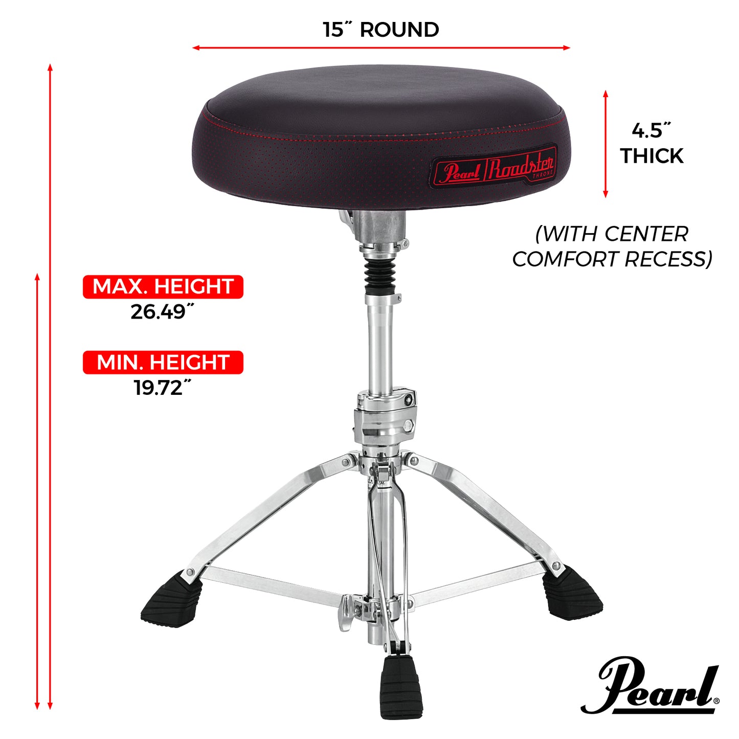 ROADSTER D1500SP MULTI-CORE DONUT SHOCK ABSORBER THRONE