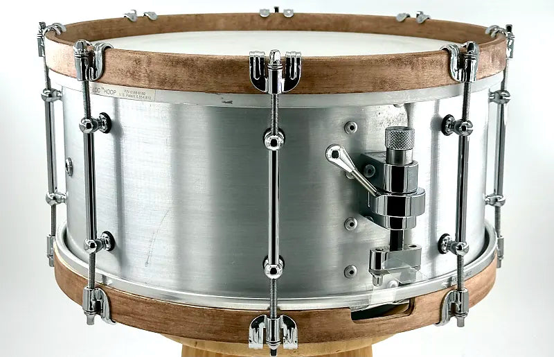 Lucky Drum Company Brushed Aluminum 14"x6.5" Snare Drum
