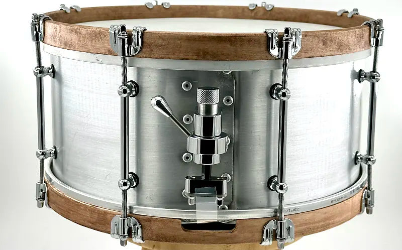 Lucky Drum Company Brushed Aluminum 14"x6.5" Snare Drum