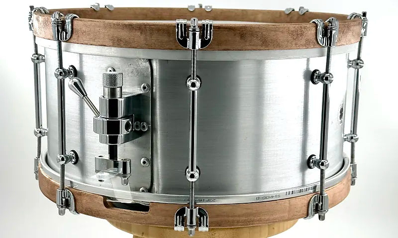 Lucky Drum Company Brushed Aluminum 14"x6.5" Snare Drum