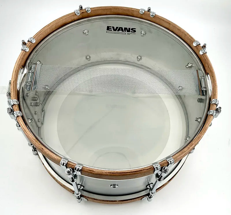 Lucky Drum Company Brushed Aluminum 14"x6.5" Snare Drum