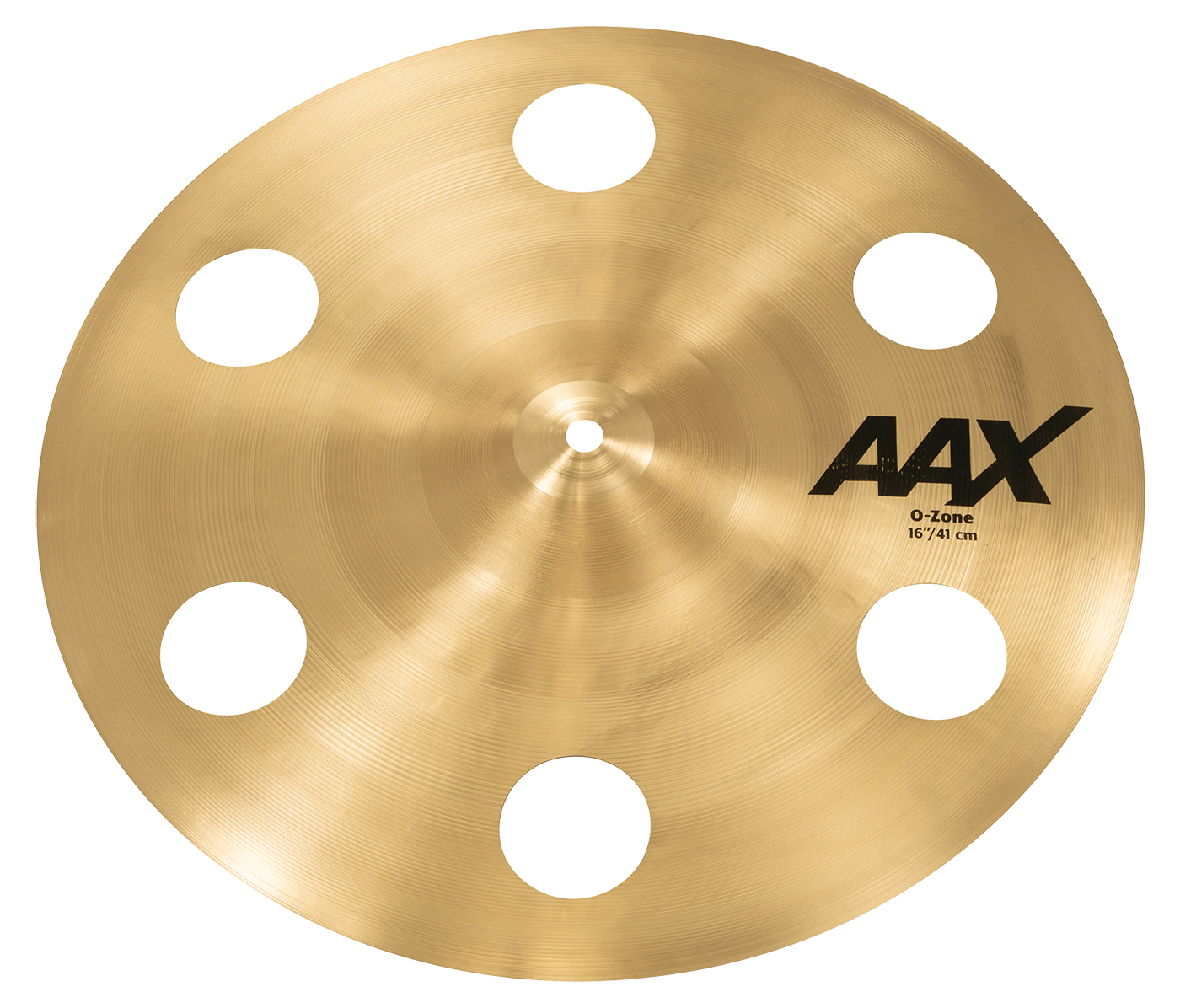 Sabian 16 inch AAX O-Zone Crash Cymbal - Brilliant Finish