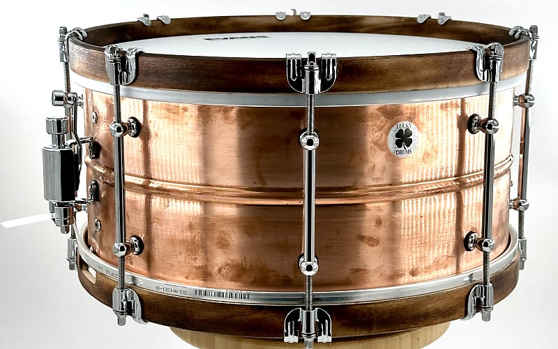 Lucky Drum Company Brushed Copper with Center Bead 14"x6.5"