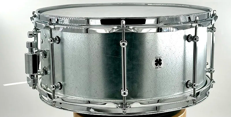 Lucky Drums Company Galvanized Steel 14"x6.5" Snare Drum