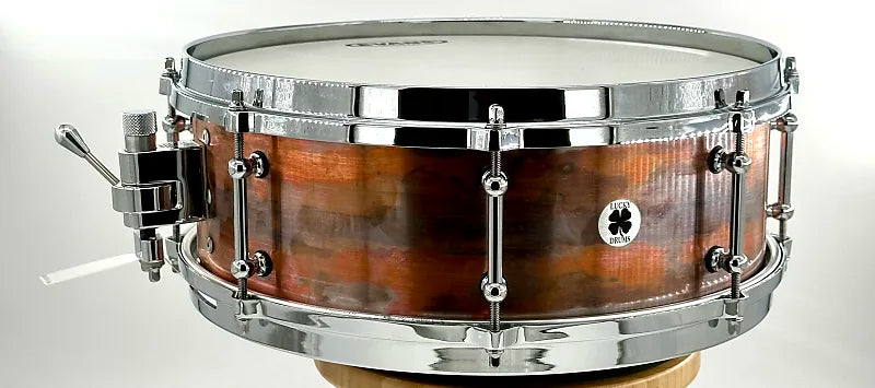 Lucky Drums Company Raw Copper 14"x5" w/Die Cast Hoops