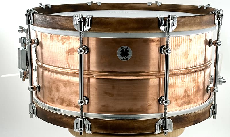 Lucky Drum Company Brushed Copper with Center Bead 14"x6.5"
