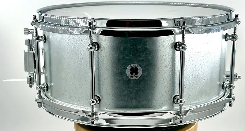 Lucky Drums Company Galvanized Steel 14"x6.5" Snare Drum