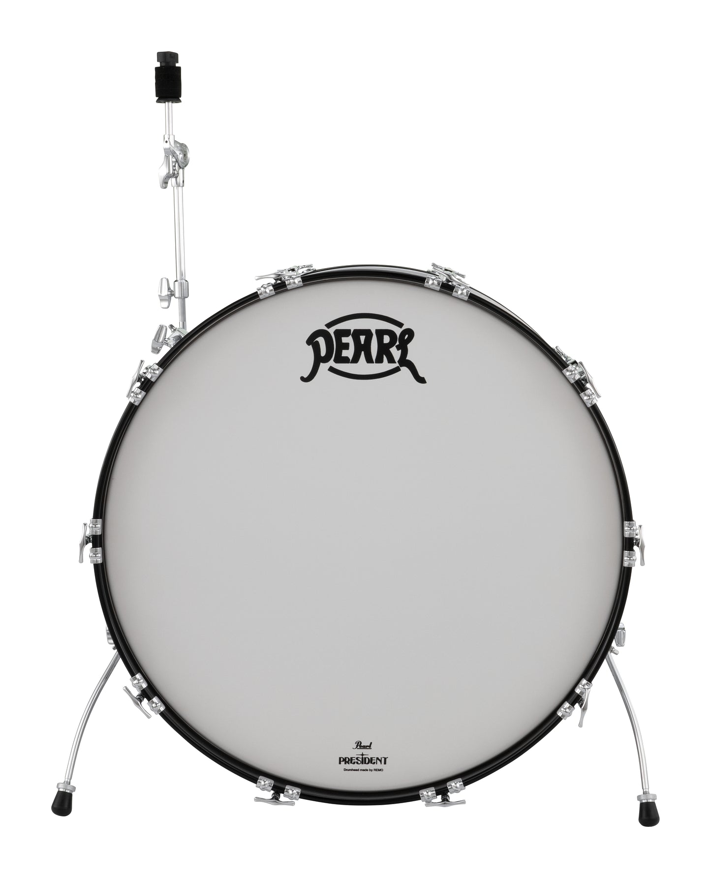 PRESIDENT SERIES DELUXE 26X14 BASS DRUM, #450 SILVER SPARKLE