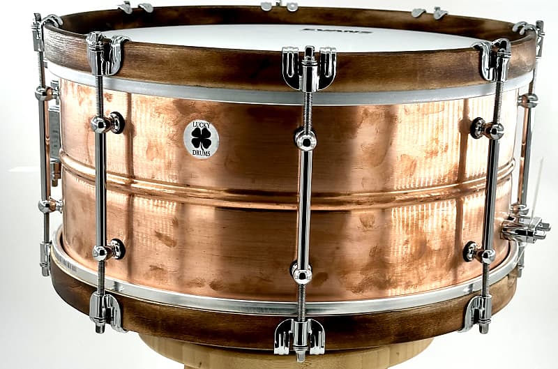 Lucky Drum Company Brushed Copper with Center Bead 14"x6.5"
