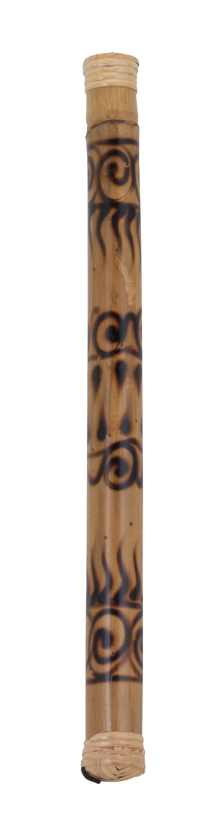 24" BAMBOO RAINSTICK WITH BURNED FINISH #694 RHYTHM WATER