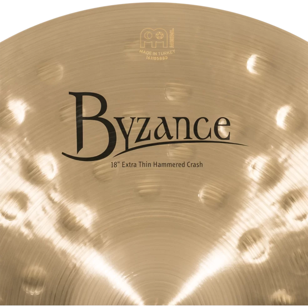 Meinl Cymbals 18-inch Byzance Traditional Extra Thin Hammered Crash Cymbal