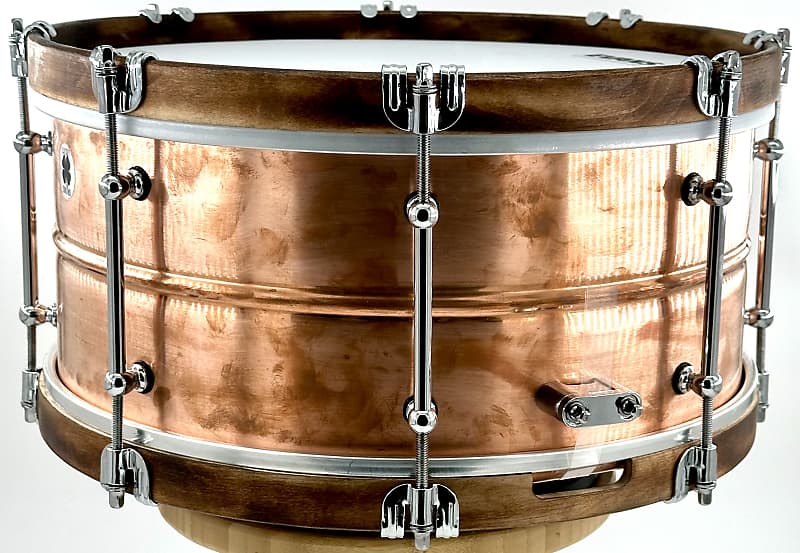 Lucky Drum Company Brushed Copper with Center Bead 14"x6.5"