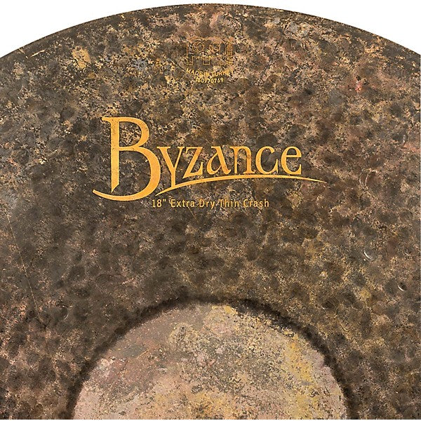 MEINL Byzance Extra Dry Thin Crash Cymbal - 18"