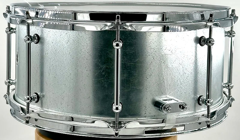 Lucky Drums Company Galvanized Steel 14"x6.5" Snare Drum