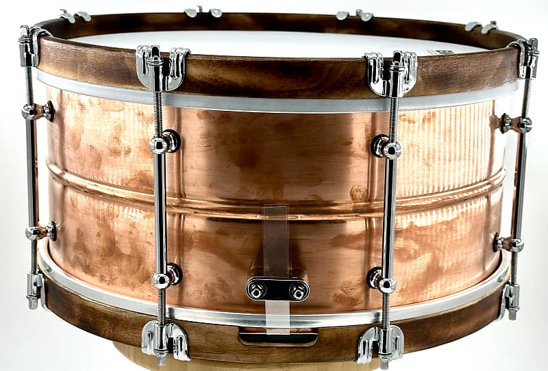 Lucky Drum Company Brushed Copper with Center Bead 14"x6.5"