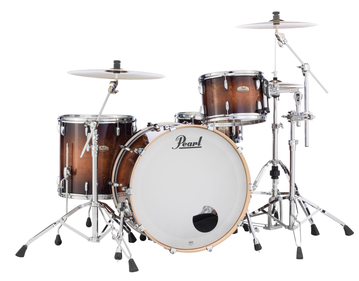 Pearl Session Studio Select 3-piece Shell Pack - 24" Bass Drum GLOSS BARNWOOD BROWN
