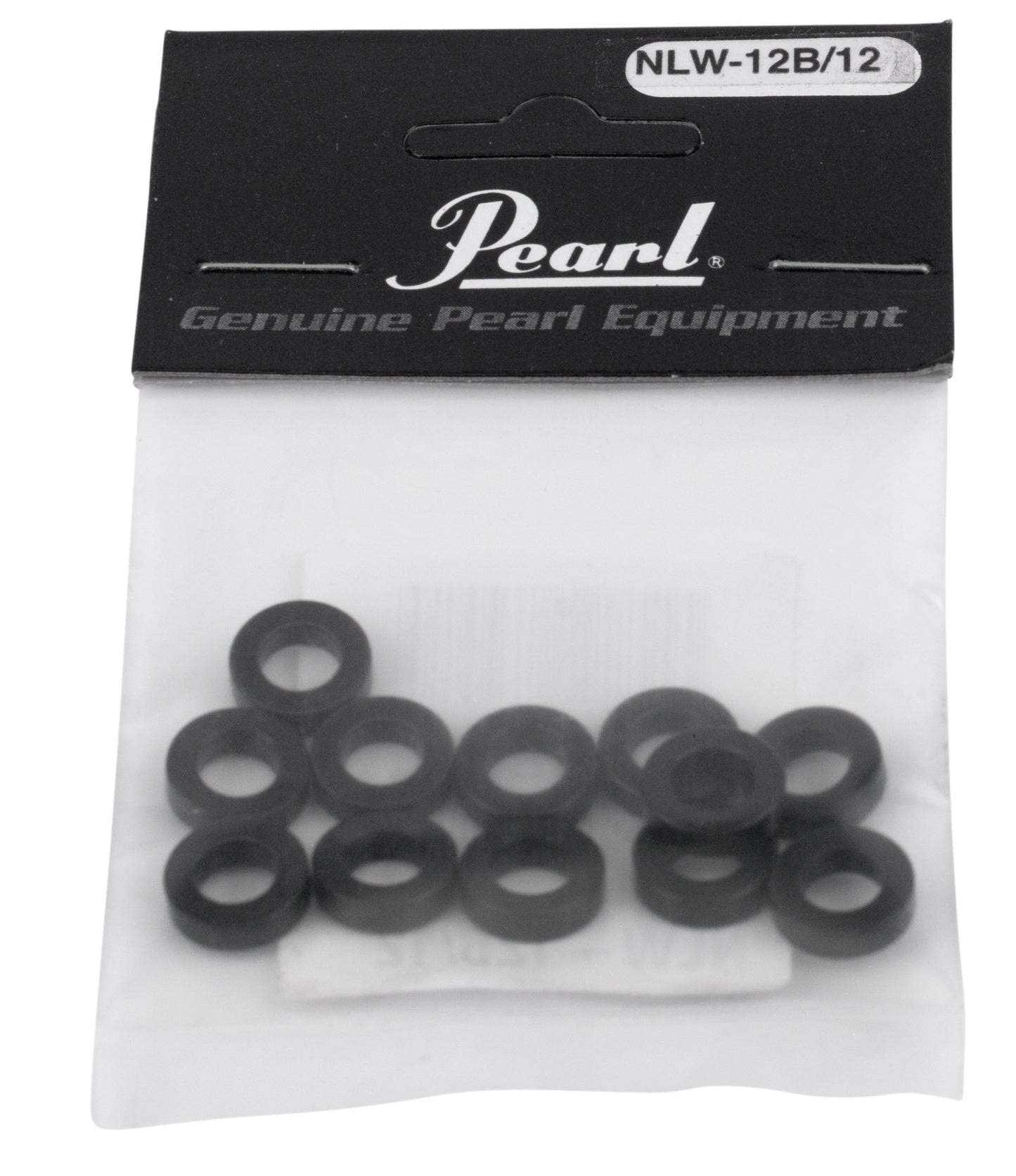 NYLON TENSION ROD WASHERS, BLACK (12-PIECE)