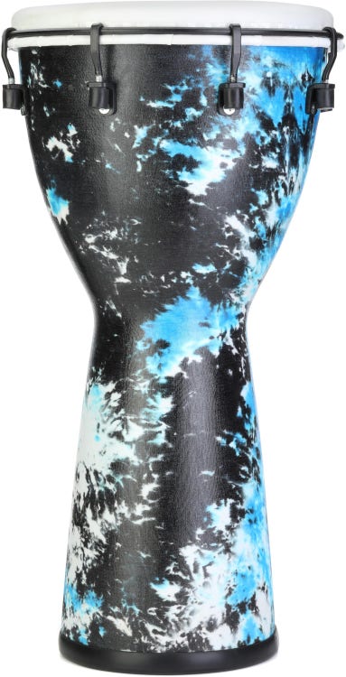Meinl Percussion Alpine Series Djembe - Galactic Blue Tie Dye