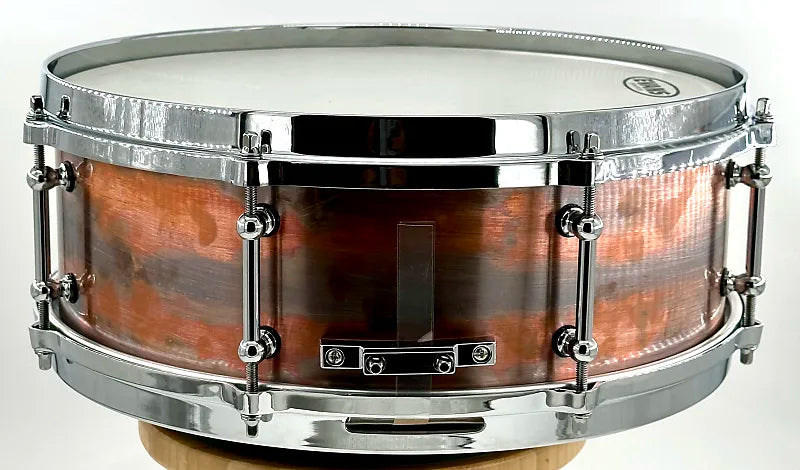Lucky Drums Company Raw Copper 14"x5" w/Die Cast Hoops
