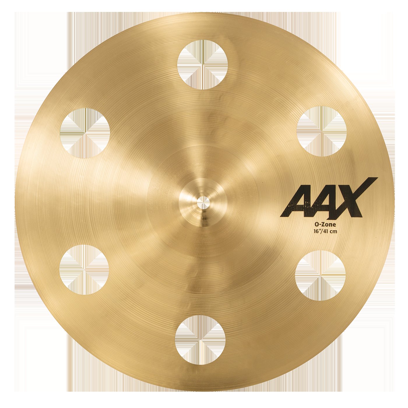 Sabian 16 inch AAX O-Zone Crash Cymbal - Brilliant Finish