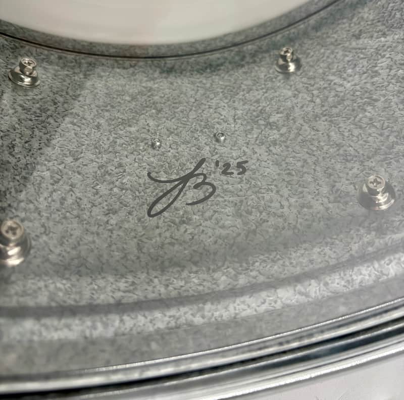 Lucky Drums Company 14"x 7" Galvanized Steel 8-Lug Snare-Lucky Drum Co-Atlanta Drum Shop