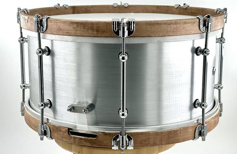 Lucky Drum Company Brushed Aluminum 14"x6.5" Snare Drum