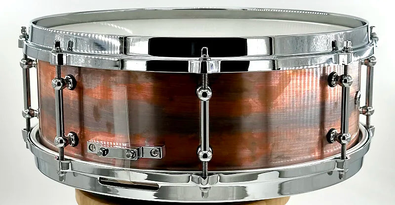 Lucky Drums Company Raw Copper 14"x5" w/Die Cast Hoops