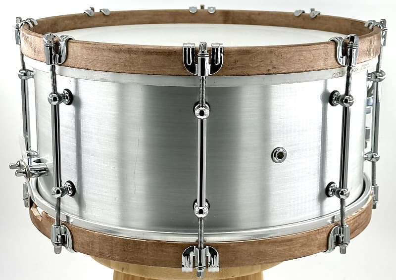 Lucky Drum Company Brushed Aluminum 14"x6.5" Snare Drum