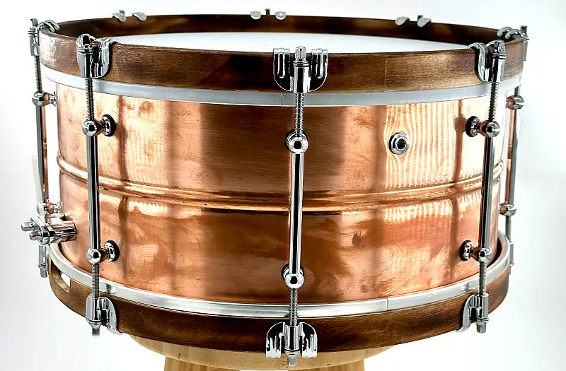 Lucky Drum Company Brushed Copper with Center Bead 14"x6.5"