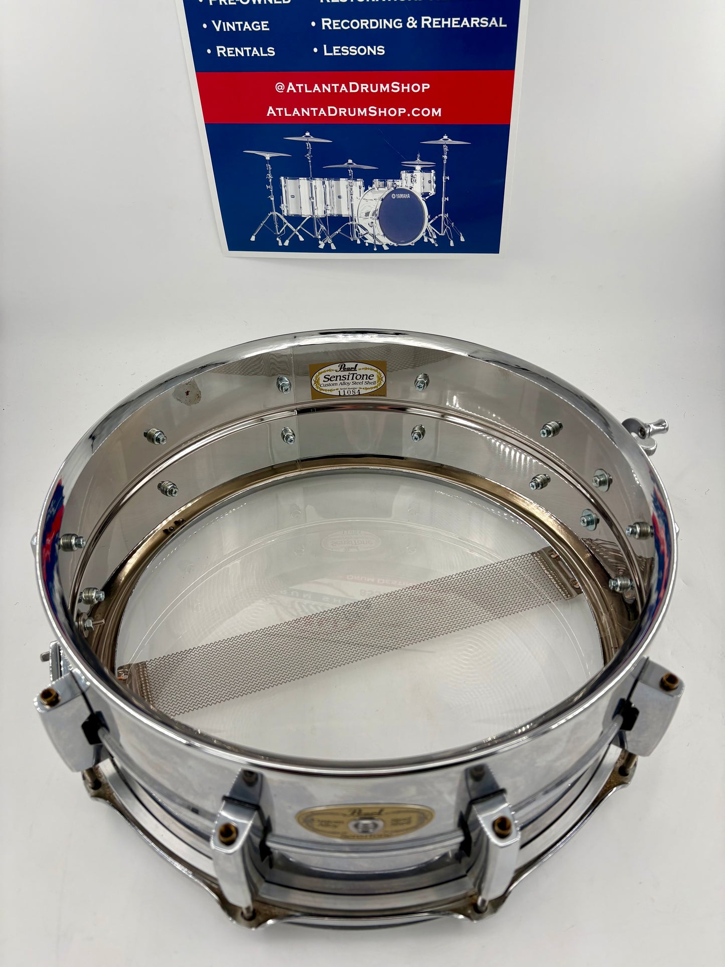 Pearl 14"x6" Custom Alloy Steel Shell Sensitone Snare
