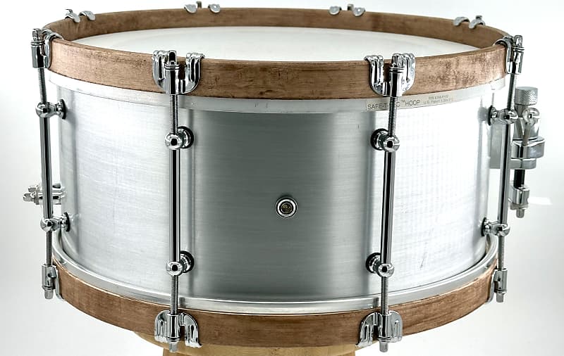 Lucky Drum Company Brushed Aluminum 14"x6.5" Snare Drum
