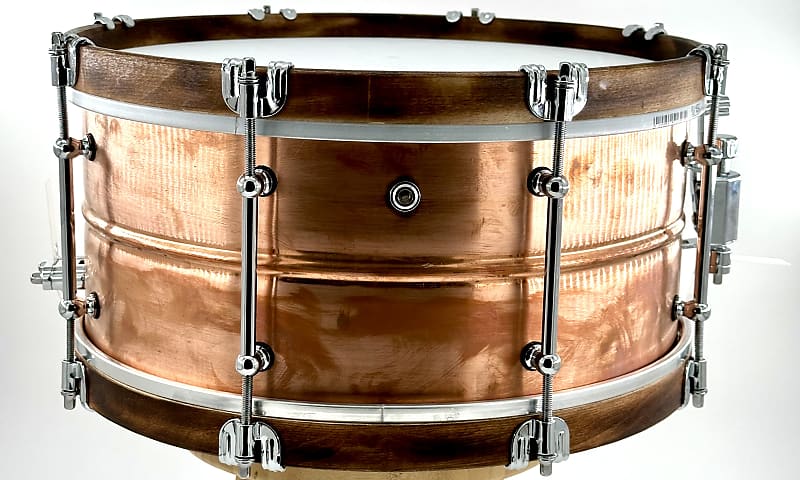 Lucky Drum Company Brushed Copper with Center Bead 14"x6.5"