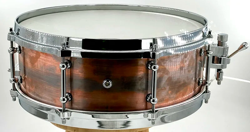 Lucky Drums Company Raw Copper 14"x5" w/Die Cast Hoops