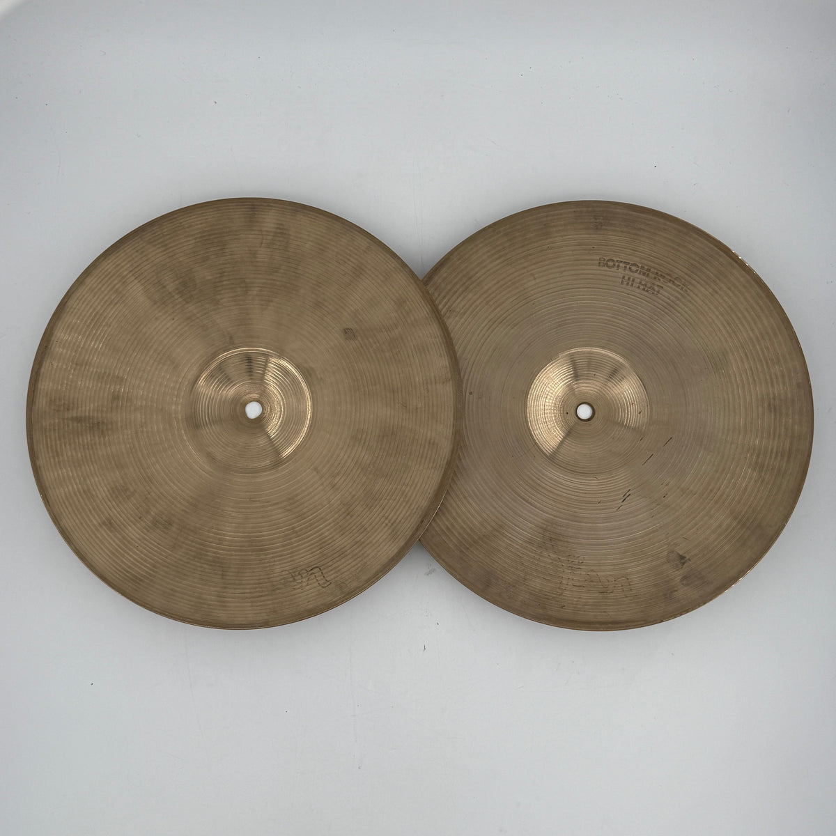 A. Zildjian Large Stamp Hi-hats 14”