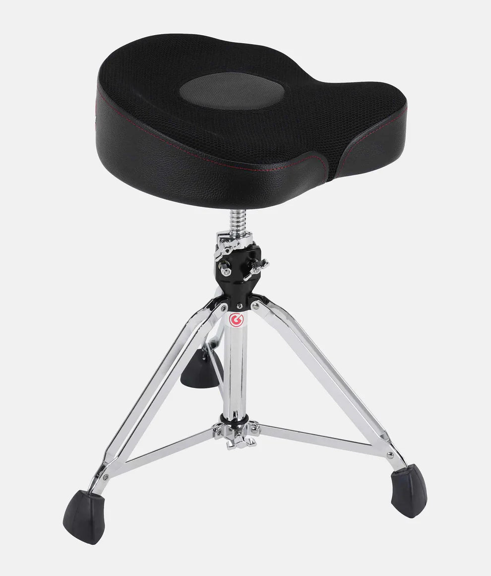 Gibraltar 9608MW2T 9000 Series 17" Airtech Mesh Saddle Drum Throne