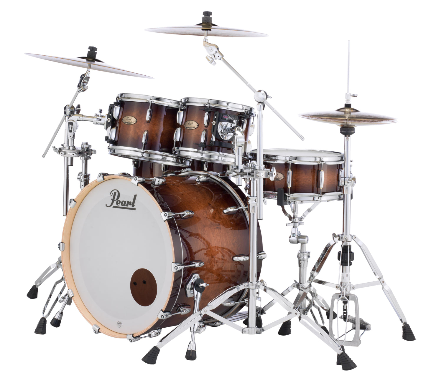 Pearl Session Studio Select 4-piece Shell Pack - 22" Bass Drum GLOSS BARNWOOD BROWN