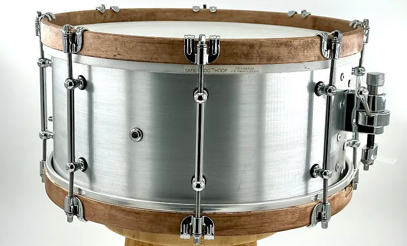 Lucky Drum Company Brushed Aluminum 14"x6.5" Snare Drum