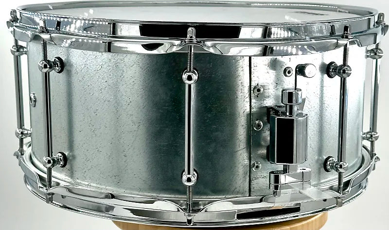 Lucky Drums Company Galvanized Steel 14"x6.5" Snare Drum
