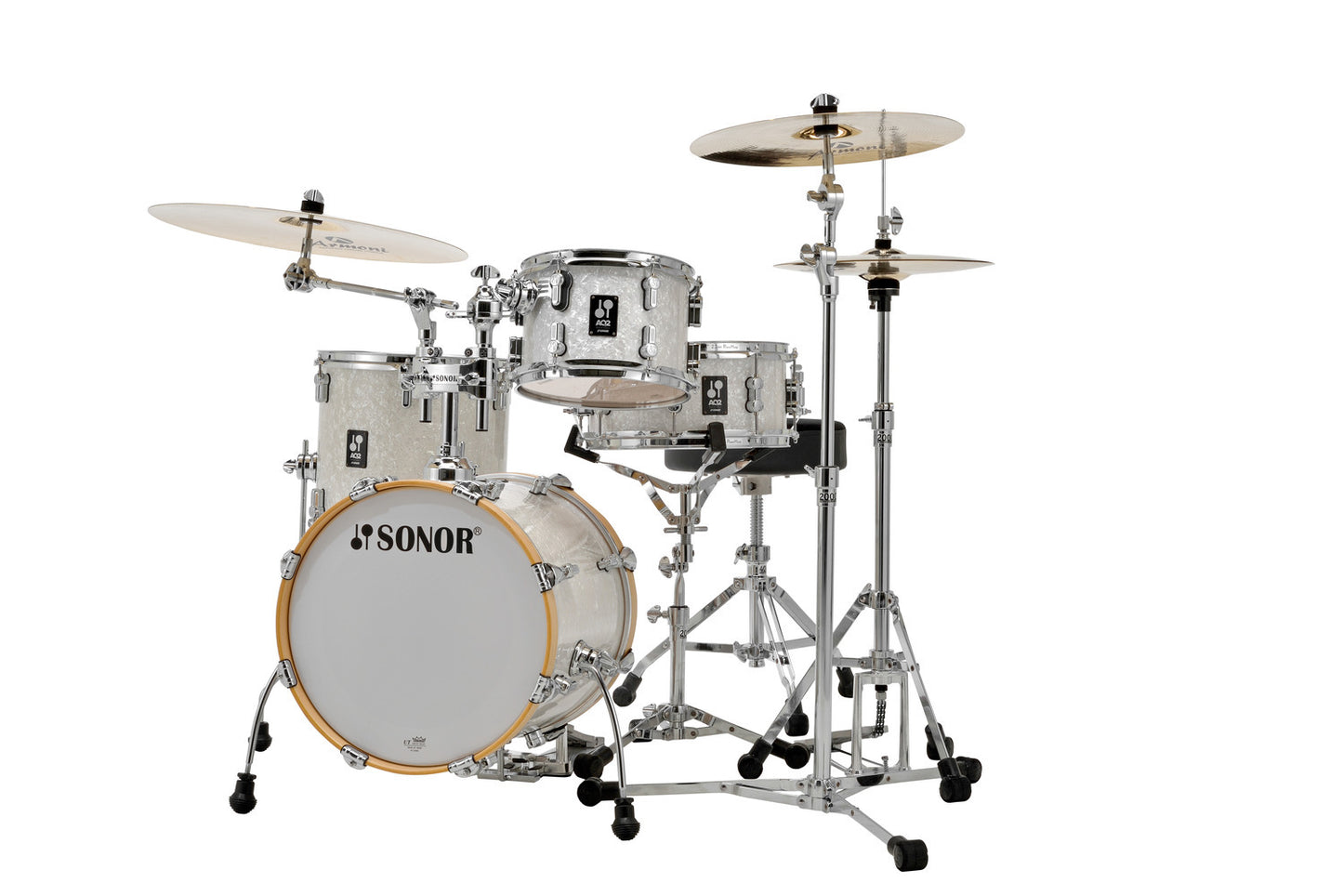 SONOR AQ2 MAPLE SAFARI SET-White Marine Pearl