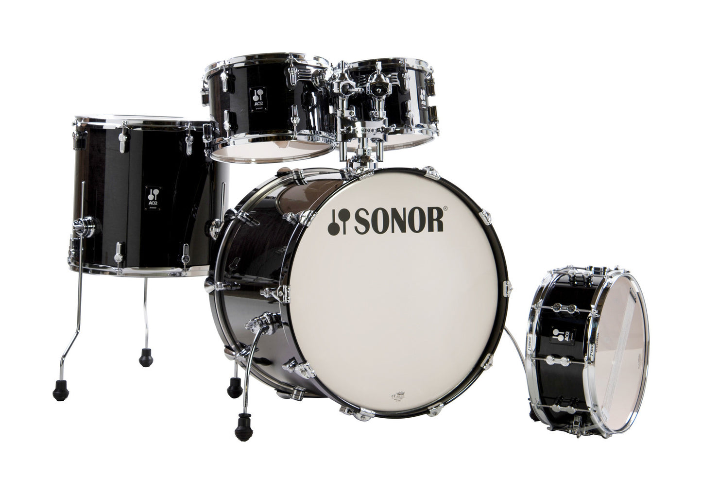 SONOR AQ2 MAPLE STAGE SET-Transparent Black