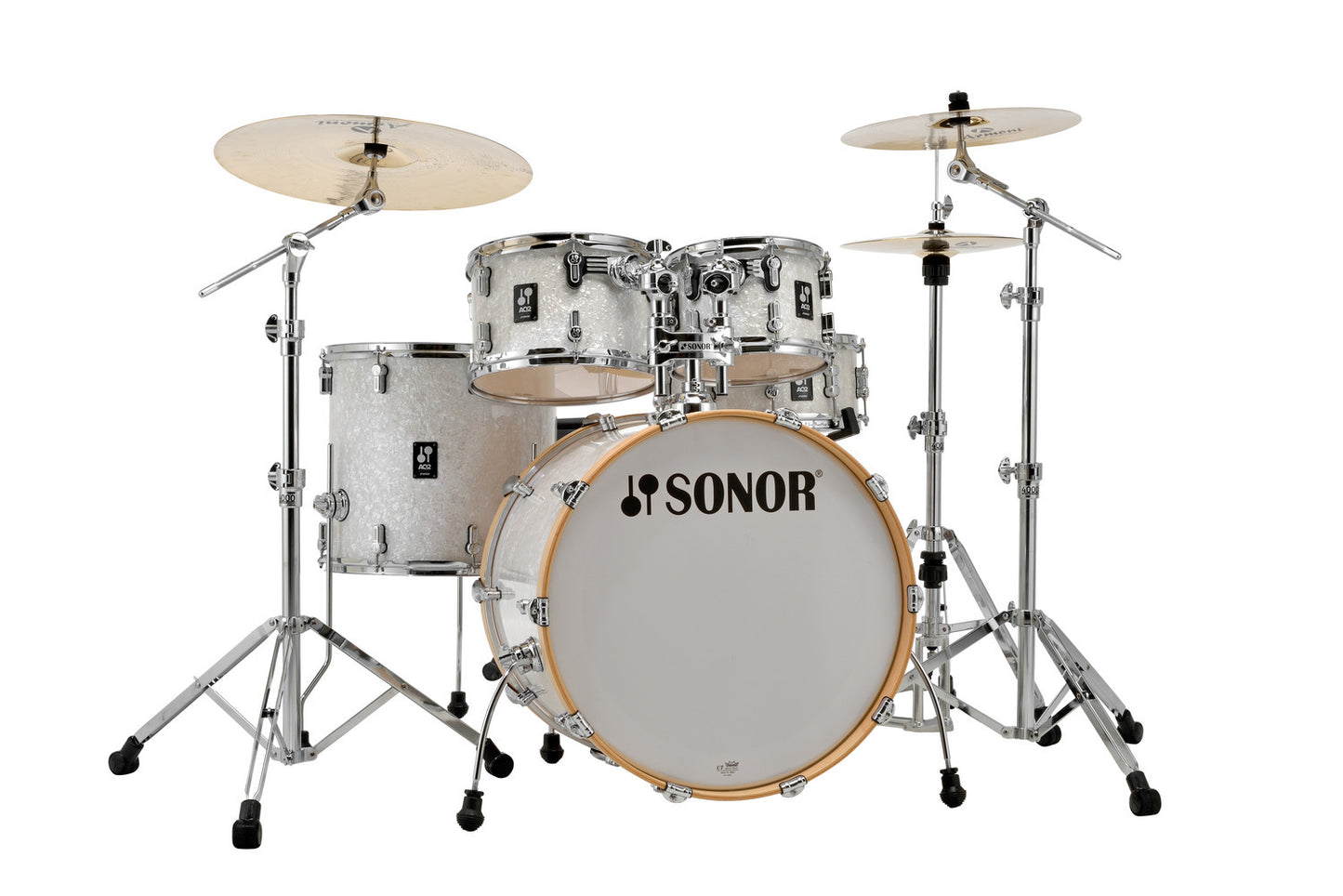 SONOR AQ2 MAPLE STAGE SET-White Marine Pearl