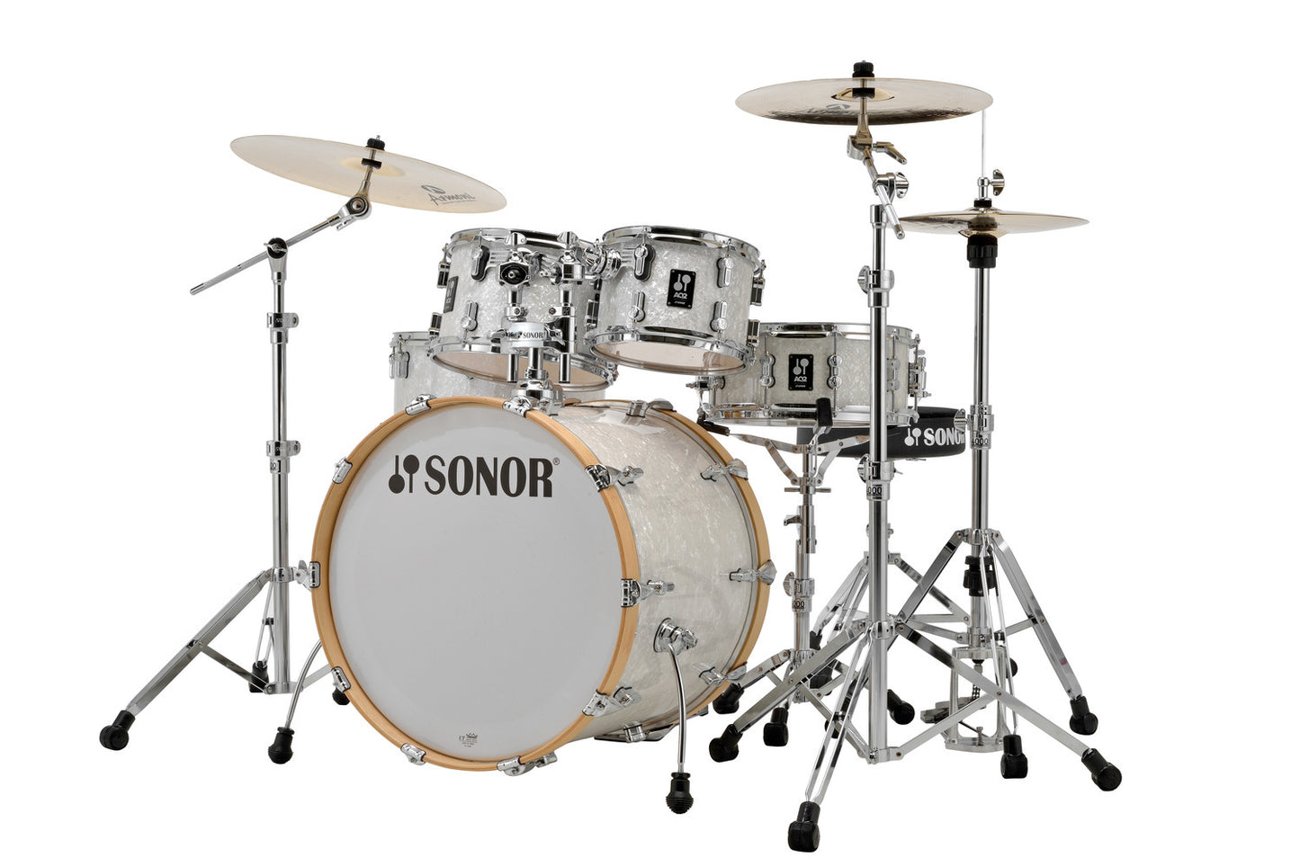 SONOR AQ2 MAPLE STAGE SET-White Marine Pearl