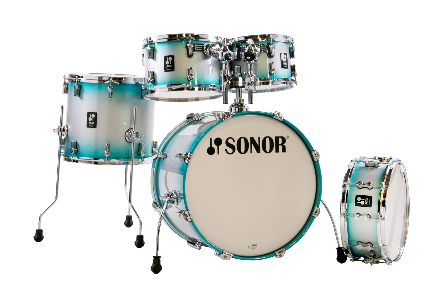 SONOR AQ2 MAPLE STUDIO SET-Aqua Silver Burst