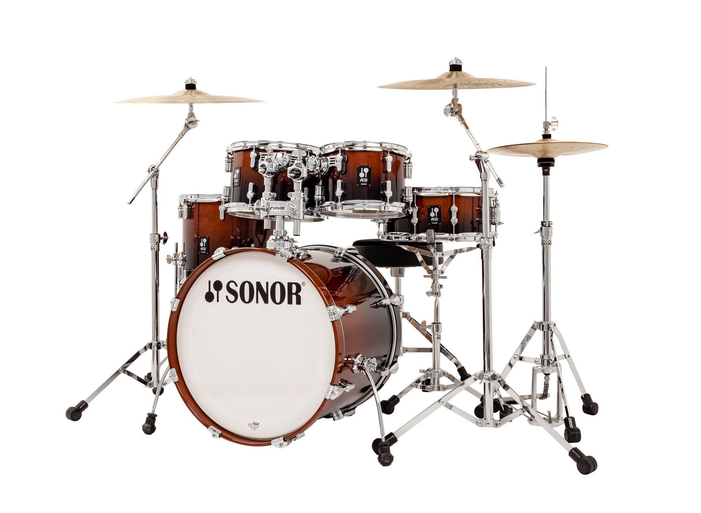 SONOR AQ2 MAPLE STUDIO SET-Brown Fade